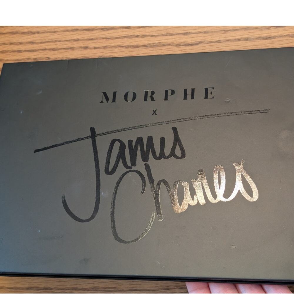 Morphe x James Chanes Eye Shadow Palette Discontinued lightly swatched like new